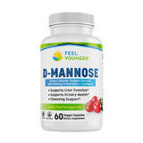 Thumbnail for Feel Younger - Urinary Bladder Support Formula (1000mg D Mannose + Cranberry) 60caps