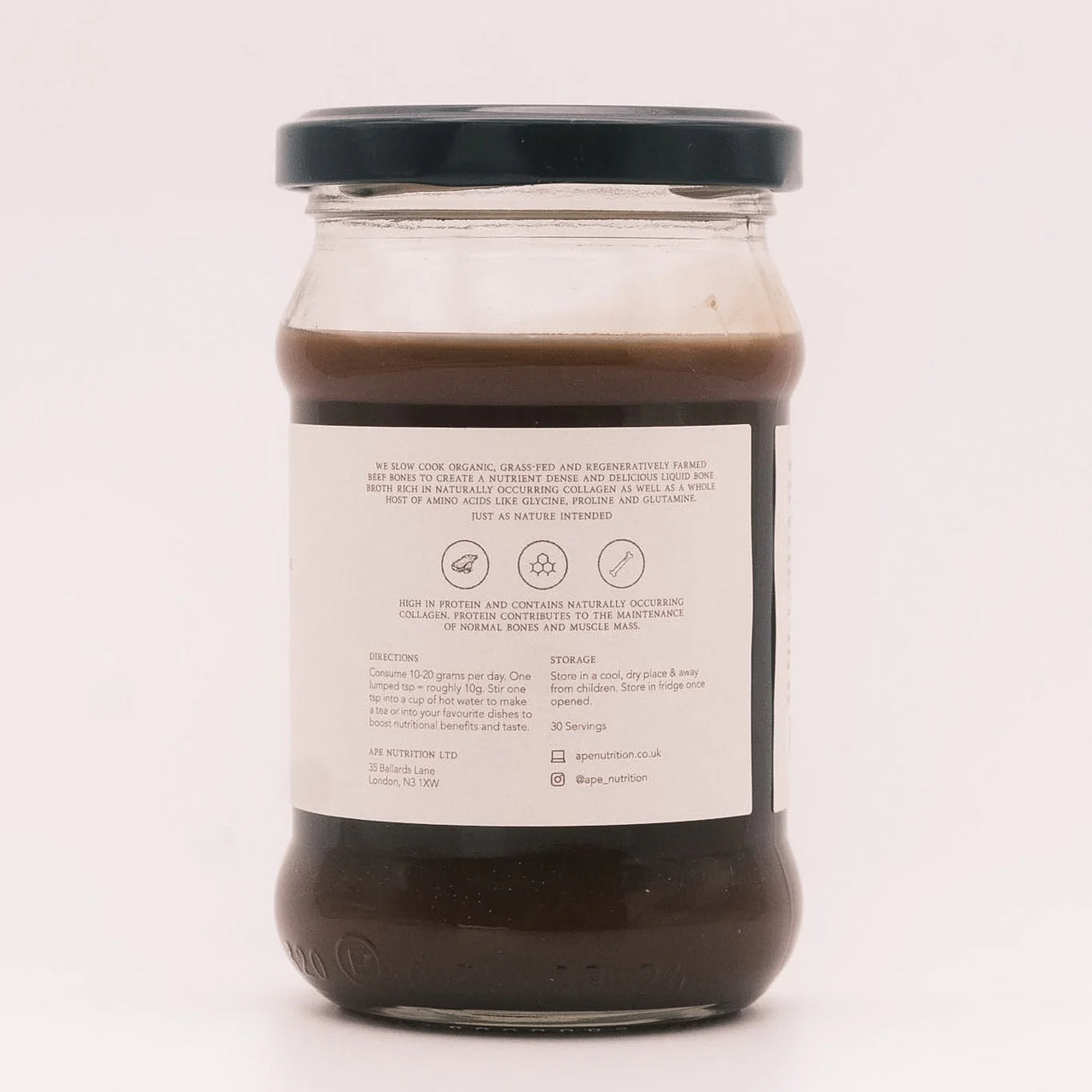 APE Nutrition - Bone Broth Liquid Concentrate 300g (Grass-Fed & Organic)