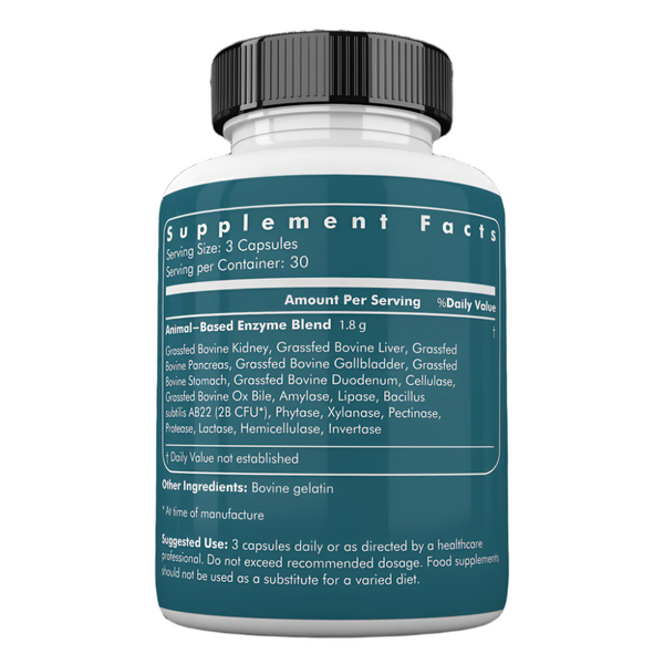 Ancestral Supplements - Digestive Enzymes (90 capsules /30 servings)