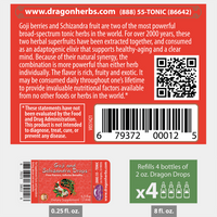 Thumbnail for Dragon Herbs Goji and Schizandra Drops 2fl oz (60ml)