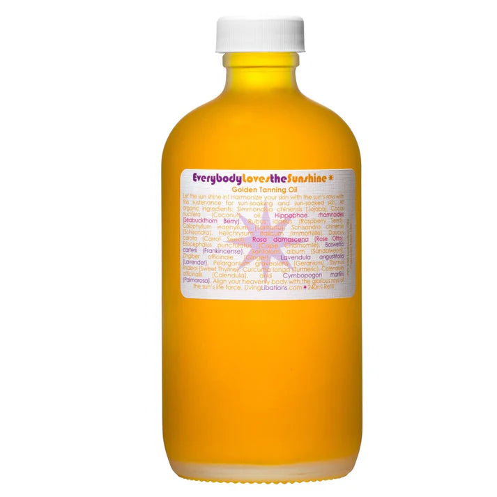 Living Libations - Everybody Loves the Sunshine Golden Tanning Oil (240ml Refill)