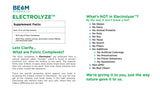 Thumbnail for BEAM Minerals - Electrolyze 32floz (946ml) The Gold Standard for Electrolyte Replenishment