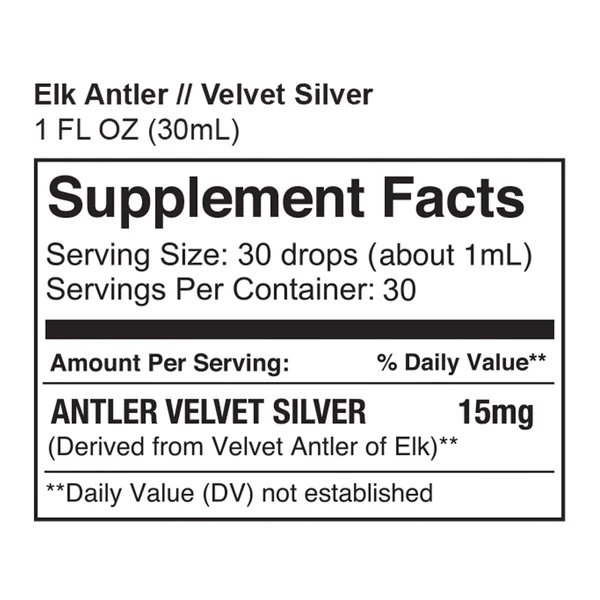 Surthrival Immortal Velvet SILVER (elk antler velvet) 30ml