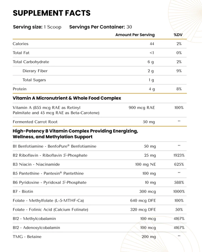 The Energy Blueprint - Energy Essentials & Superfoods 15.6oz