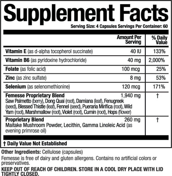 Arthur Andrew Medical - Femesse Breast & Balance Formula (240caps)
