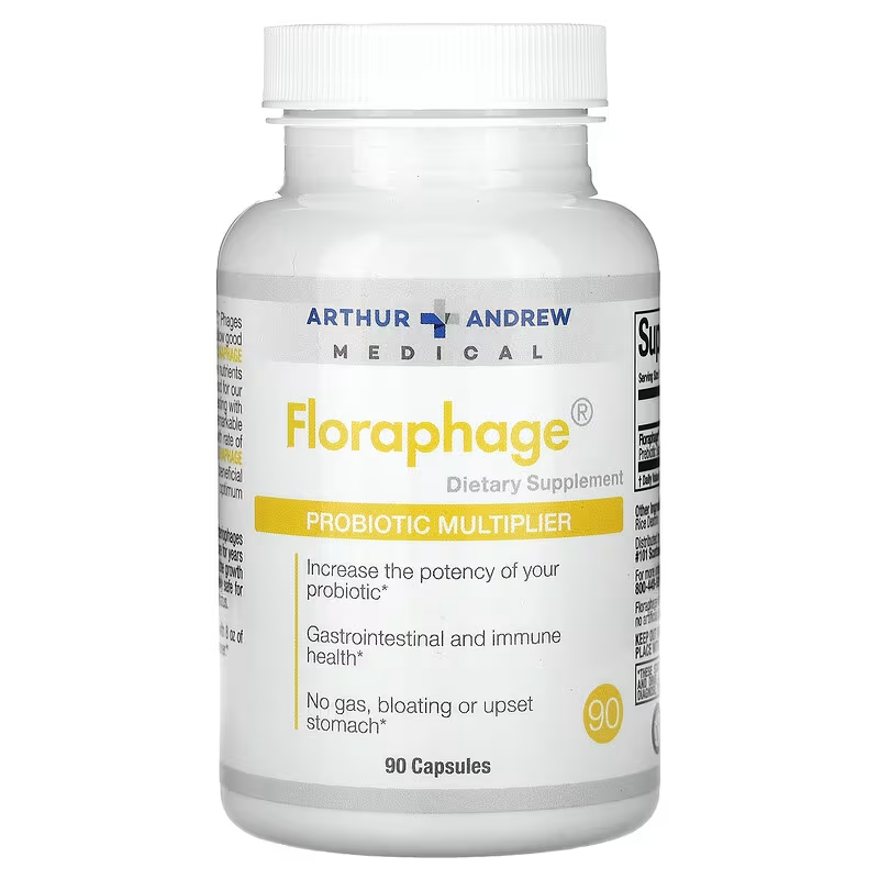 Floraphage, 90 Capsules (Arthur Andrew Medical) (Prebiotic / probiotic supplement)