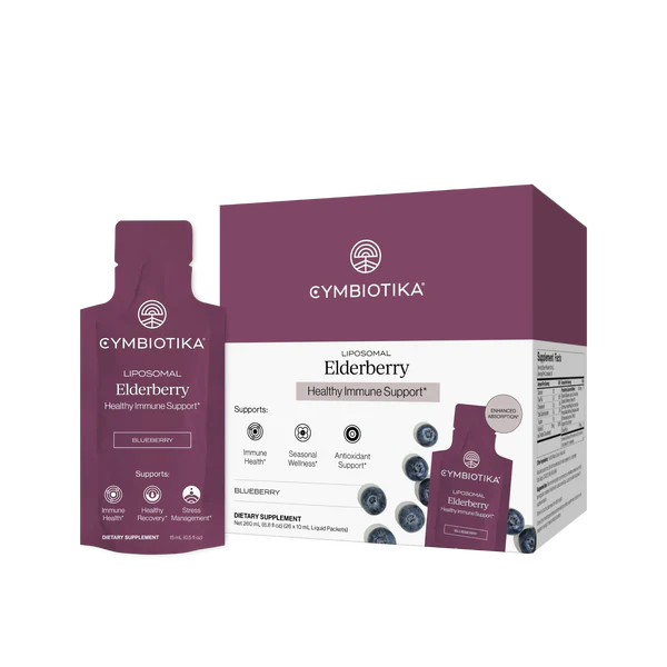Cymbiotika - Liposomal Elderberry  26x10ml pouches