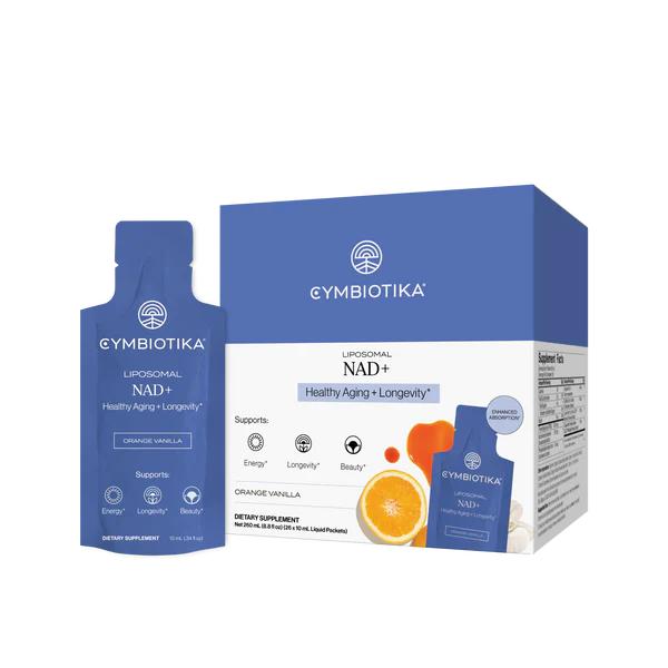 Cymbiotika - Liposomal NAD+ 260ml (26x10ml Sachet)(Orange Vanilla Flavour)