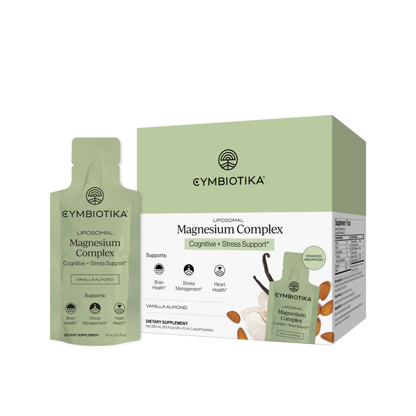Cymbiotika - Liposomal Magnesium Complex 280ml (28x10ml Sachet)(Vanilla Almond Flavour)