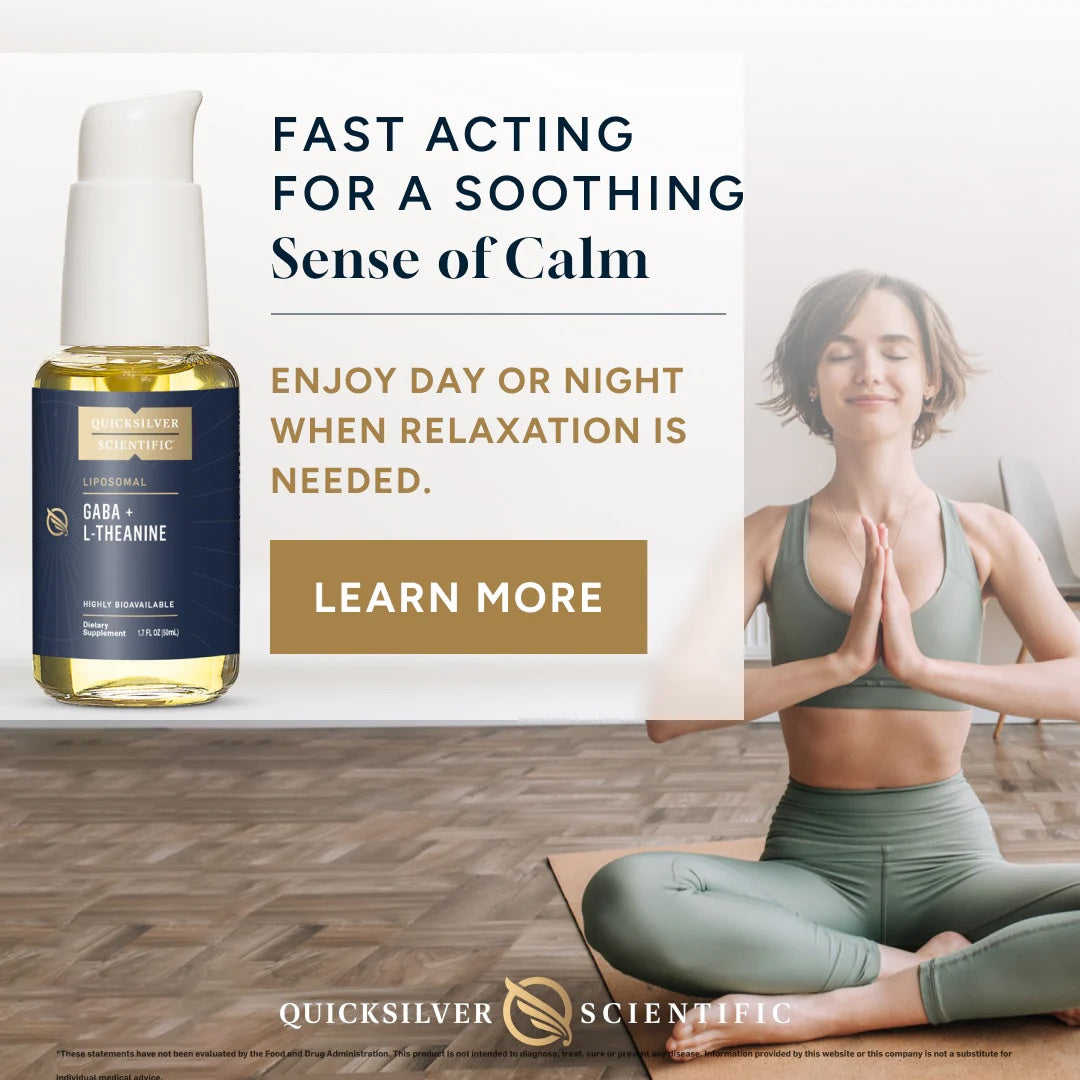 Quicksilver Scientific GABA with L-THEANINE (50ml / 2ml per serving)