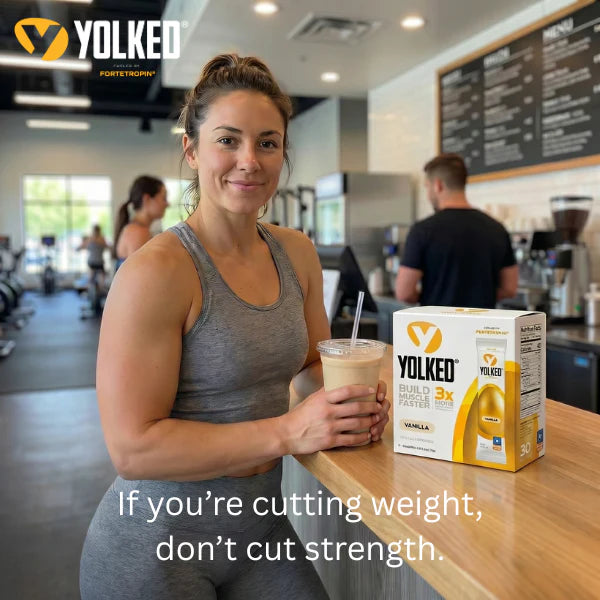 Yolked - Vanilla Fortetropin® 30 Serving Canister (240g/8.5oz) Egg Yolk Powder
