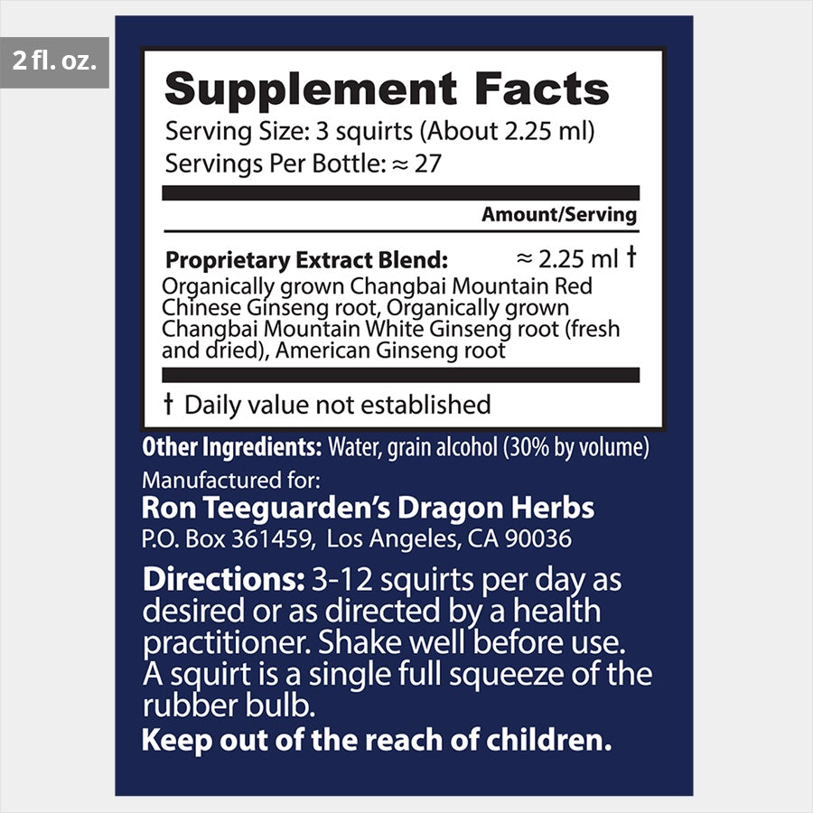 Dragon Herbs Ginseng Sublime 2fl oz (60ml)