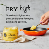 Thumbnail for Best Before August 2025 - Ossa Organic Ghee – Grass Fed Clarified Butter (265g)