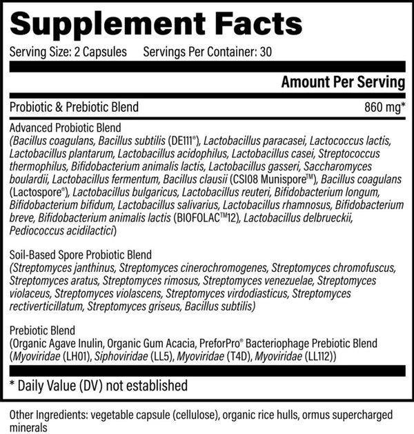 Global Healing | Ultimate Probiotic | 60 capsules (30 day supply)