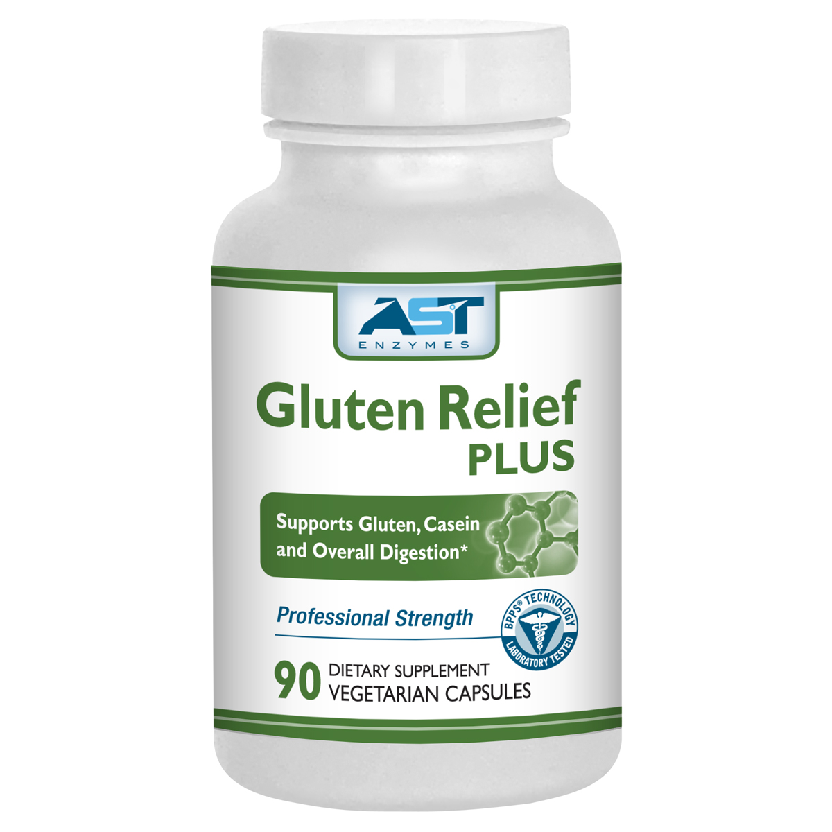 AST Enzymes Gluten Relief - (90 vegicaps)