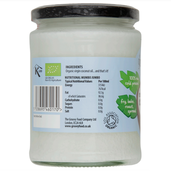 The Groovy Food Company - Organic Extra Virgin Coconut Oil 500ml