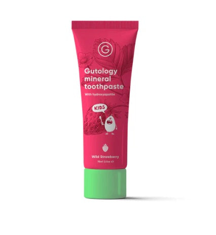 Gutology Kids Mineral Toothpaste with hydroxyapatite (75ml) Wild Strawberry