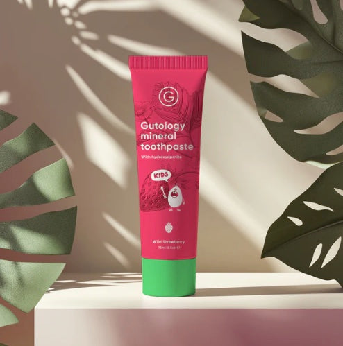 Gutology Kids Mineral Toothpaste with hydroxyapatite (75ml) Wild Strawberry