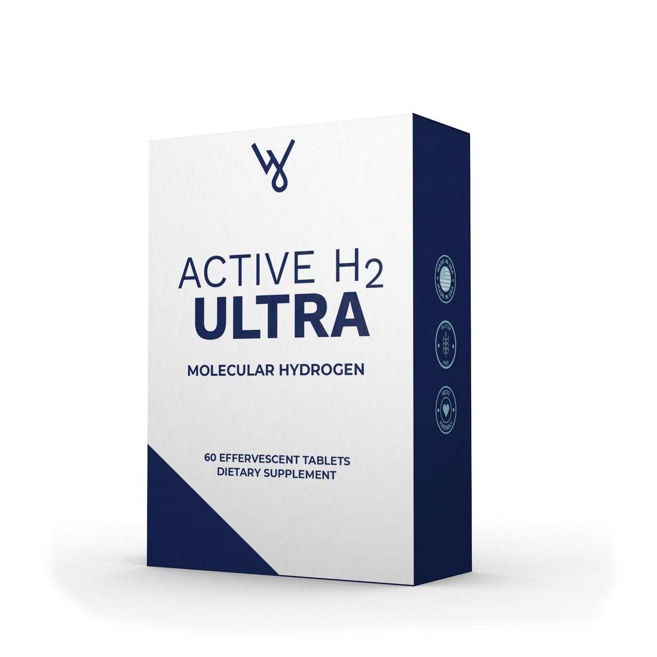 Active H2 (60 tablets) - All Natural Hydrogen Antioxidant Tablets (molecular hydrogen)