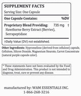 Thumbnail for Dr Wong’s WAM Essentials - Hawthorne Berry Extract with Serrapeptidase (60caps/30servings)