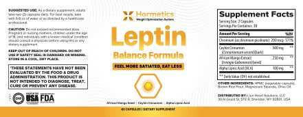 Hormetics Weight Optimization System - Leptin Balance Formula 60caps