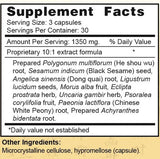 Thumbnail for Jing Herbs Beautiful Hair 450mg 90caps