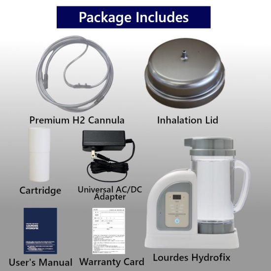 Lourdes Hydrofix | Hydrogen Water and Inhalation Machine (Complete Set)| Made in Japan & Shipped from the UK
