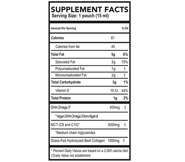 Everbella - Complete Collagen Plus 15x15ml pouches (Caramel Flavour)