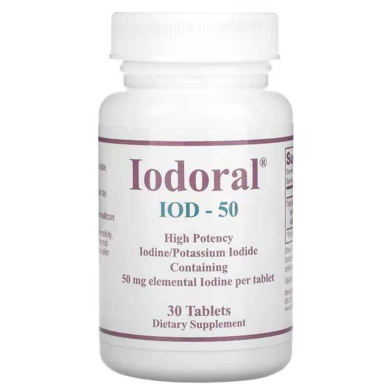 Optimox Iodoral (50mg) 30 tabs - Iodine supplement