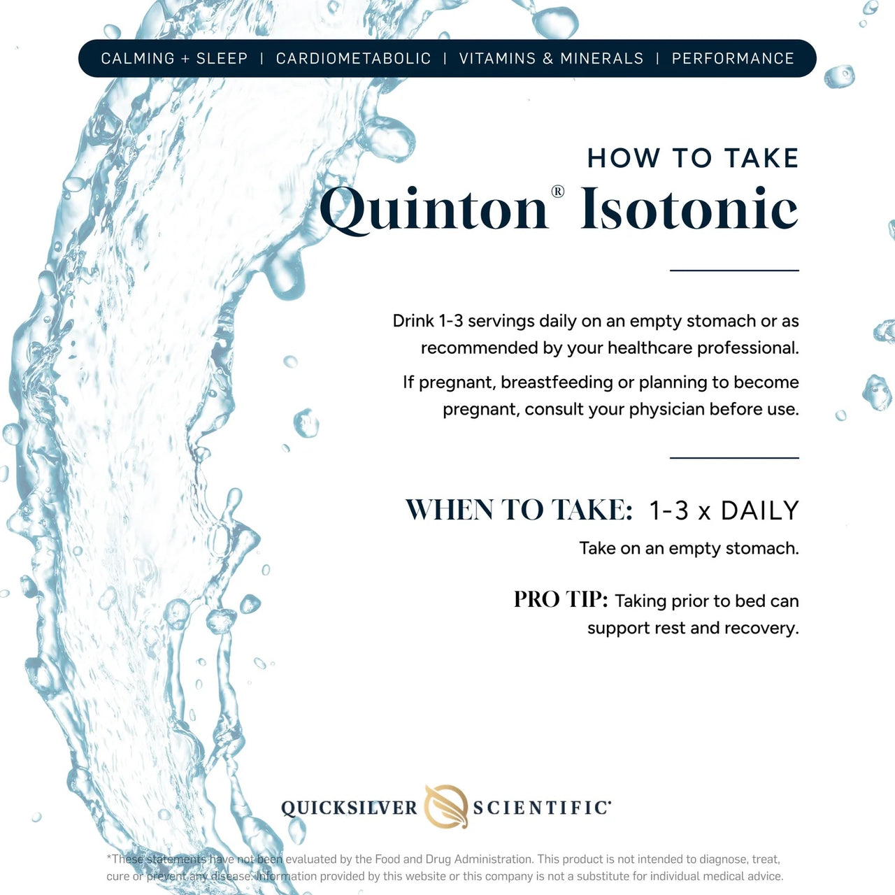 Quicksilver Scientific - Quinton Isotonic 30 (x10ml) Ampoules