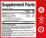 Thumbnail for Arthur Andrew Medical - KD Ultra - Full Spectrum Vitamin K2 with Vegan D3 (90caps)