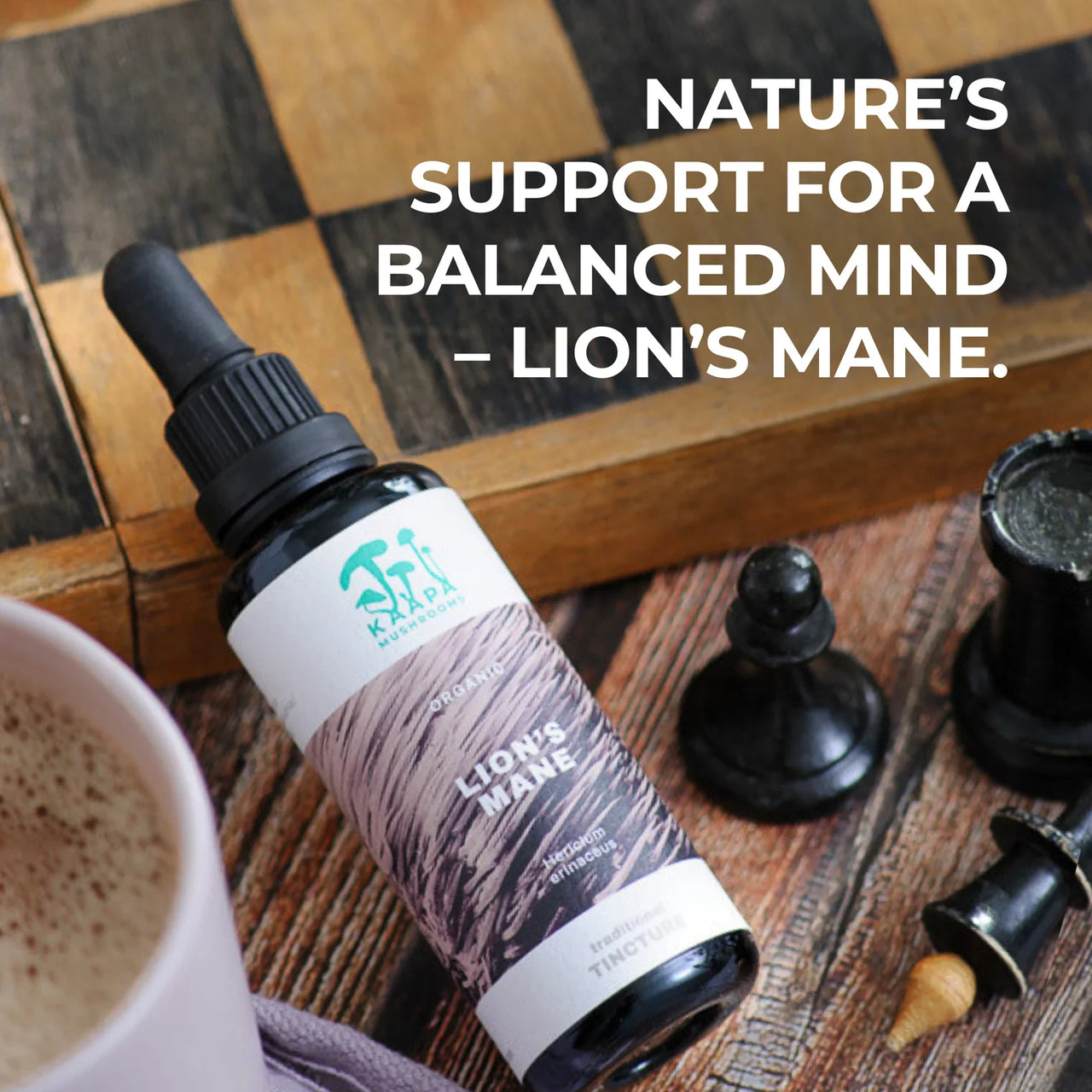 KÄÄPÄ Mushrooms - Lion’s Mane Organic Liquid Extract Tincture (50ml)