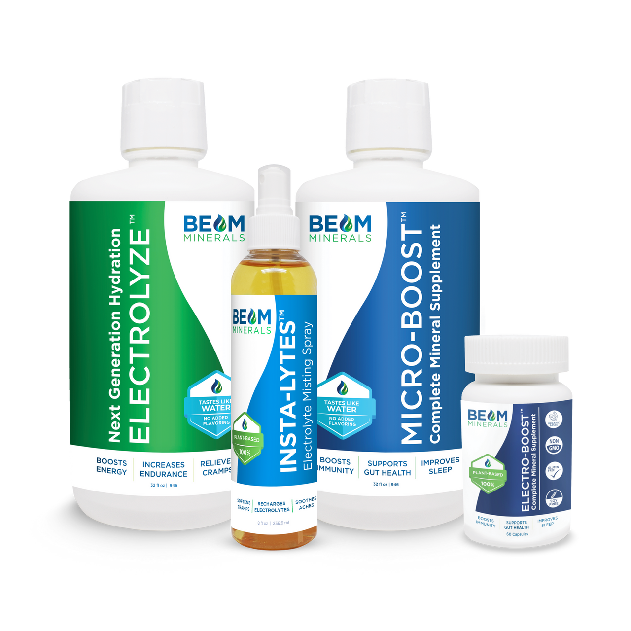 BEAM Minerals - Ultimate Keto Support Kit (Micro-BOOST, Electrolyze, Insta-Lytes & Electro-BOOST)