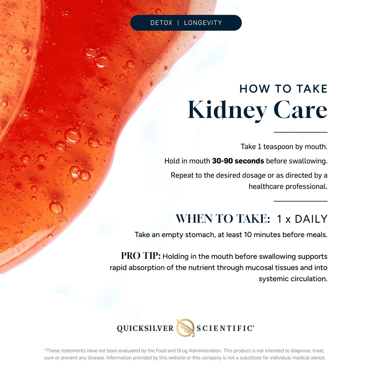 Quicksilver Scientific | Kidney Care (100ml)