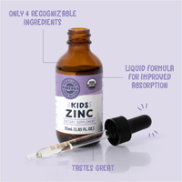 Thumbnail for Vimergy - Kids Liquid Zinc (55ml) - Organic