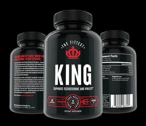 The Fittest - King - Grass-Fed Organ Complex for Men (180 caps/30 servings)