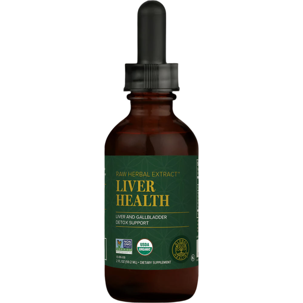 Global Healing | Liver Health Herbal Extract | 2 fl Oz (approx 60 servings)