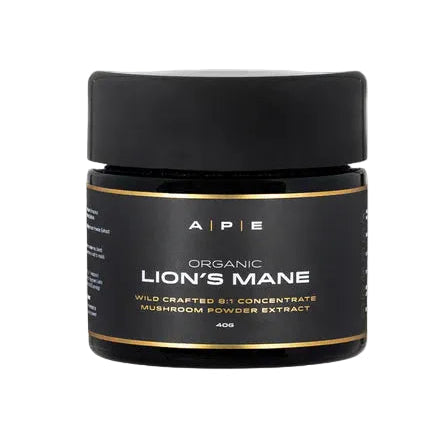 APE Nutrition - Organic Lion’s Mane Mushroom Powder | 8:1 Extract (40g)