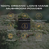 Thumbnail for APE Nutrition - Organic Lion’s Mane Mushroom Powder | 8:1 Extract (40g)
