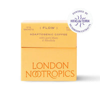 Thumbnail for London Nootropics - Flow Adaptogenic Coffee 12 Sachets (Lion's Mane mushroom & Rhodiola Rosea)