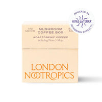 Thumbnail for London Nootropics - Mushroom Adaptogenic Coffee Box 12 Sachets (Flow & Mojo)