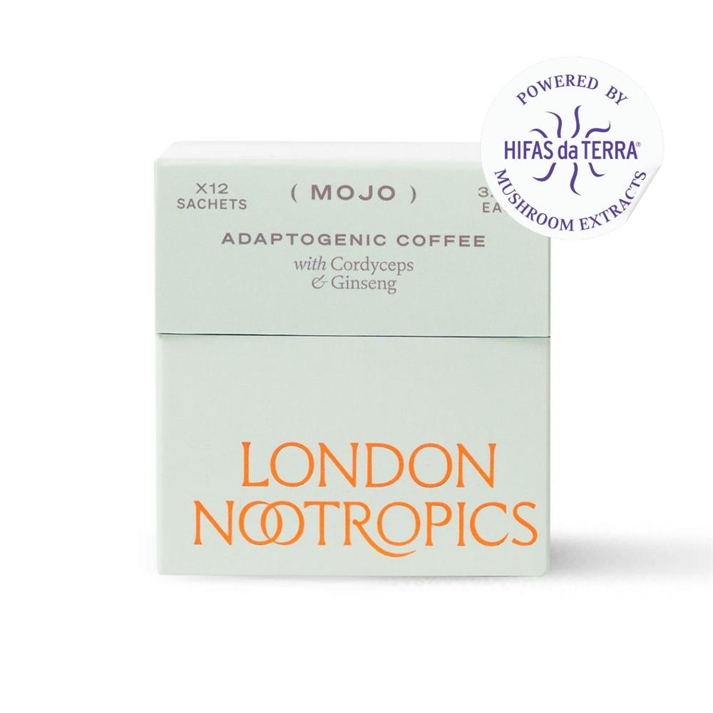 London Nootropics - Mojo Adaptogenic Coffee 12 Sachets (Cordyceps & Siberian Ginseng)