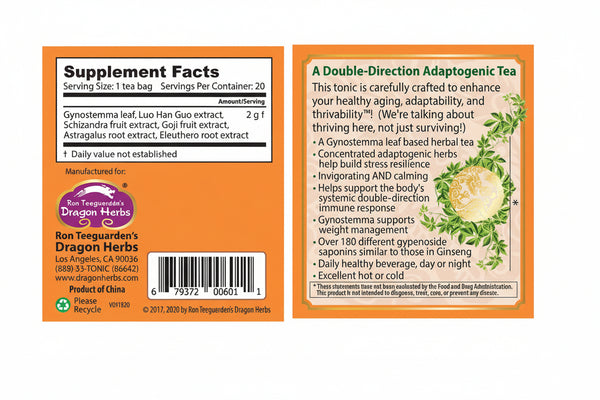 Dragon Herbs - Spring Dragon Longevity Tea (20 tea bags / 60 servings)