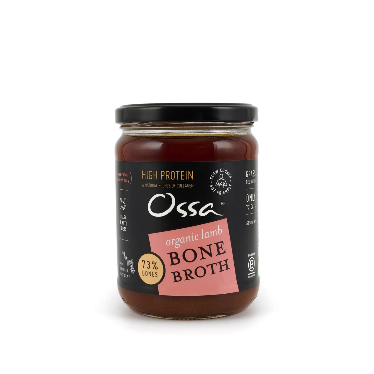 Ossa Organic Lamb Bone Broth (Ambient 515ml)