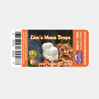 Thumbnail for Dragon Herbs - Lion's Mane Mini Drops (0.25fl.oz/7.5ml)