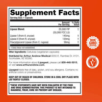 Thumbnail for Lipagest (Fat Digestion Support) | Arthur Andrew Medical | 90 Caps