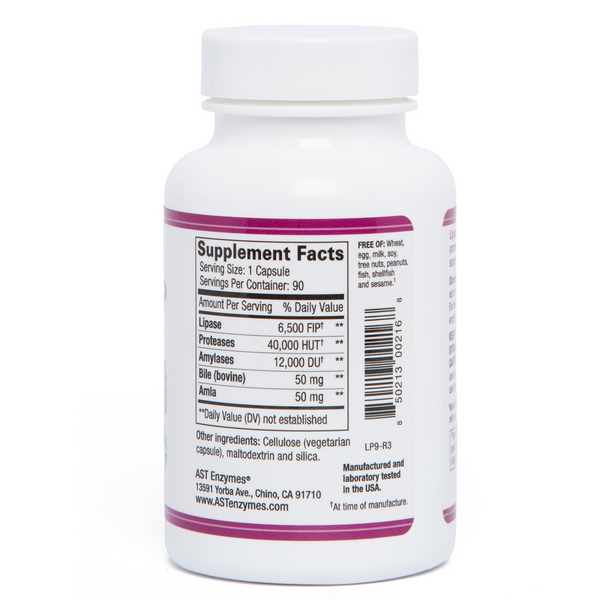 AST Enzymes - Lipase-HP PLUS (90 capsules)