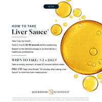Thumbnail for Quicksilver Scientific - Liver Sauce®  (100ml / 5ml per serving)