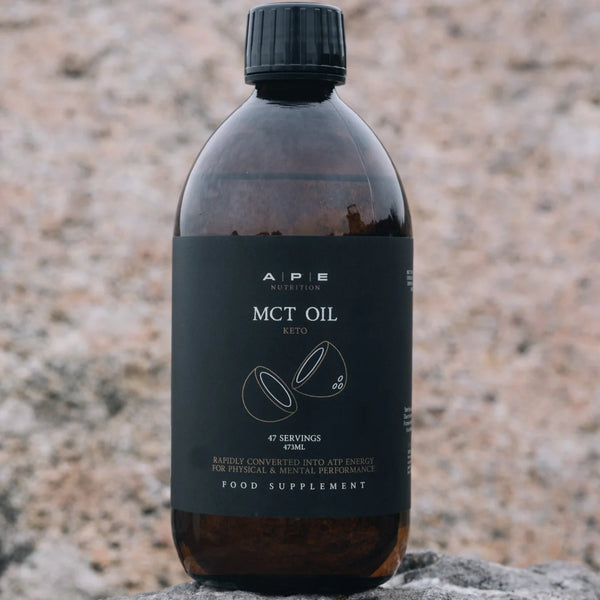 APE Nutrition - Organic C8 & C10 MCT Oil | Coconut-Derived | Palm Oil Free (473ml)