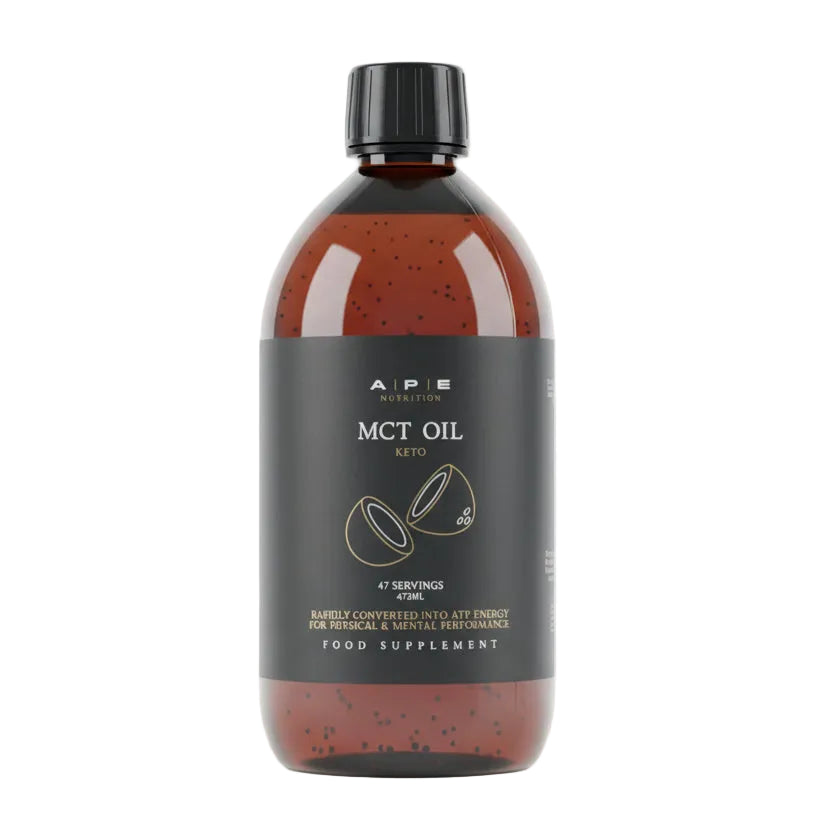 APE Nutrition - Organic C8 & C10 MCT Oil | Coconut-Derived | Palm Oil Free (473ml)